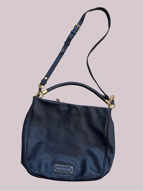 Marc by Marc Jacobs Too Hot to Handle Black Leather Hobo Shoulder Bag